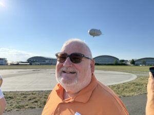 Flug mit einem Zeppelin über den Bodensee